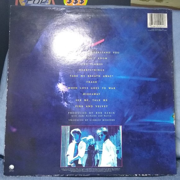 Berlin Count Three and Pray 1986 Vinyl Record Goldstamp Promo - Picture 2 of 5